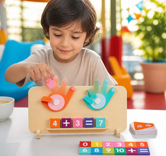 Wooden Finger Counting Board