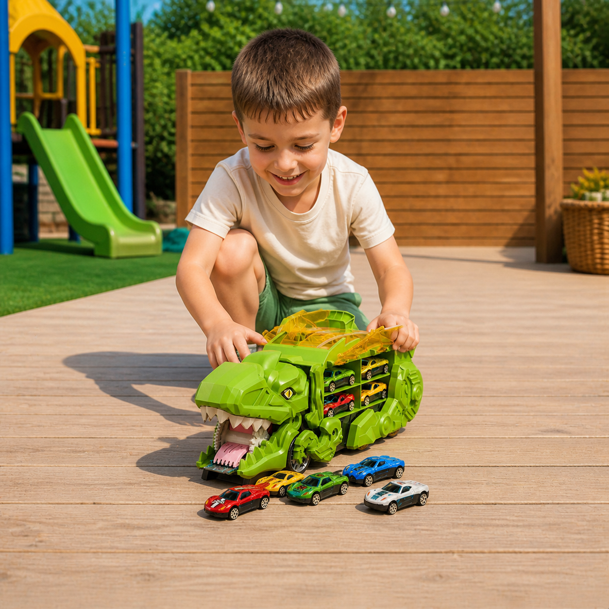 Dinosaur Car Play Truck
