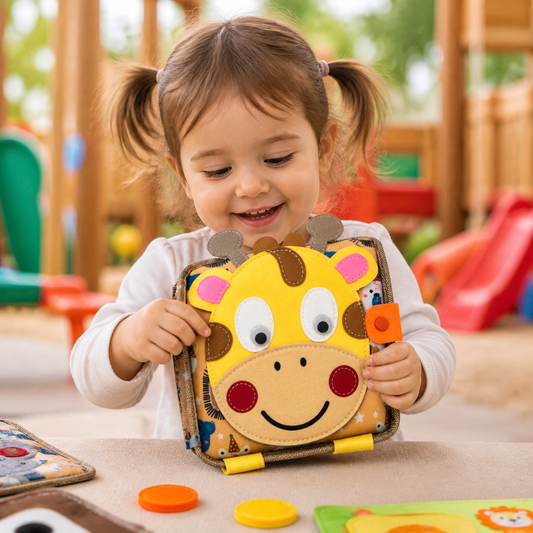 Montessori Sensory Giraffe Story Book