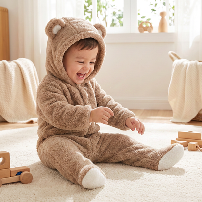 Cute Baby Onesie in Bear Design