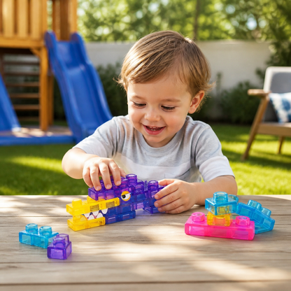 Magical gummy blocks, soft building blocks for children