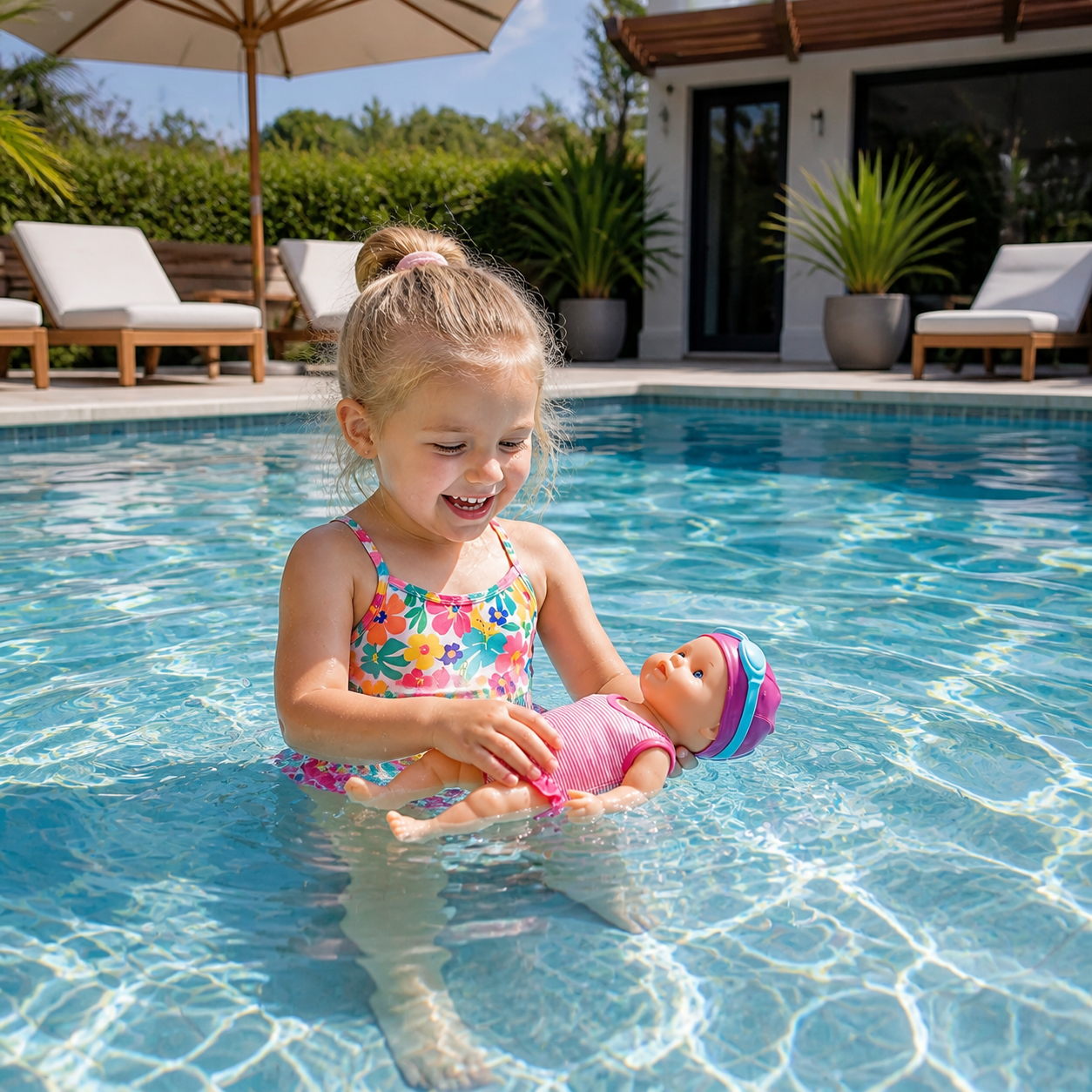Floating Baby Doll for Water Play