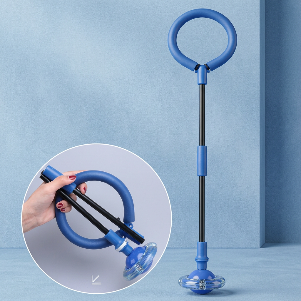 3-in-1 LED Skip Ball with Jump Counter & Timer for Kids