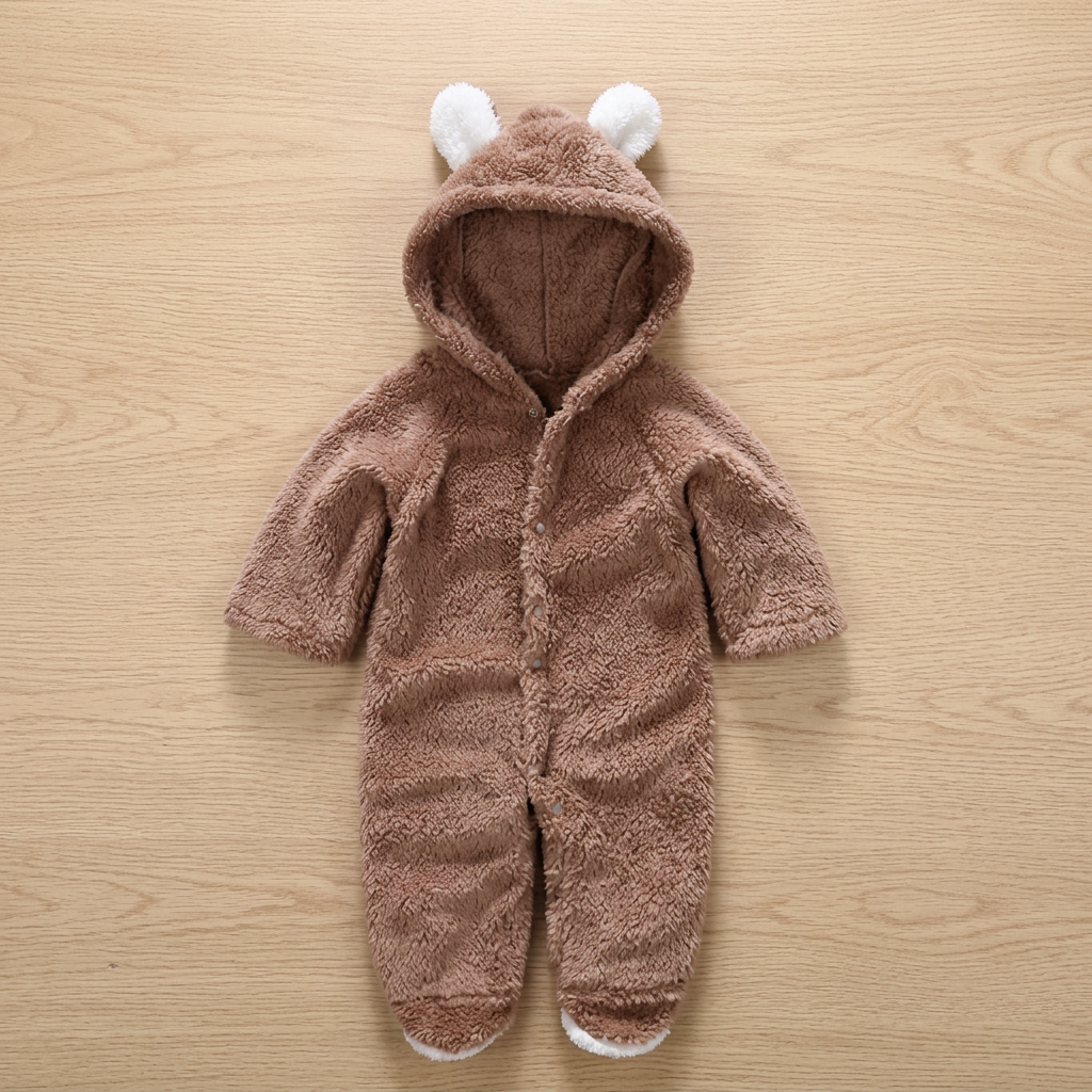 Cute Baby Onesie in Bear Design