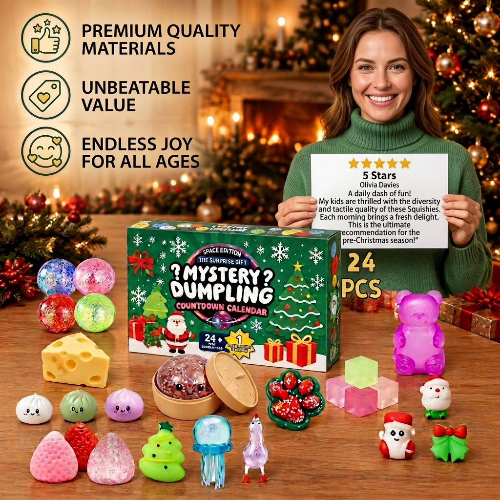 Christmas Squishy Advent Calendar for Kids