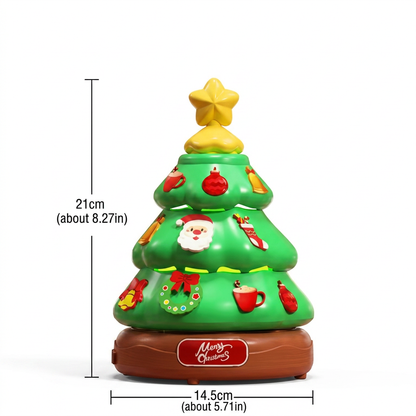 Music Bubble Christmas Tree with stickers for decorating