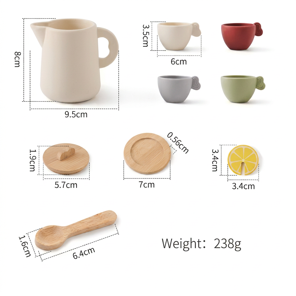 Wooden Espresso Playset