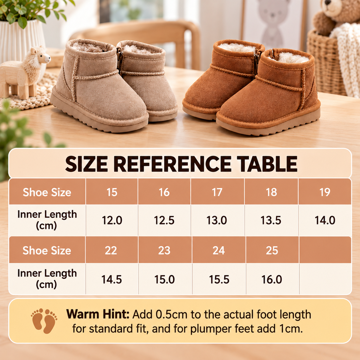 Cozy Waterproof Winter Boots with Non-Slip Soles