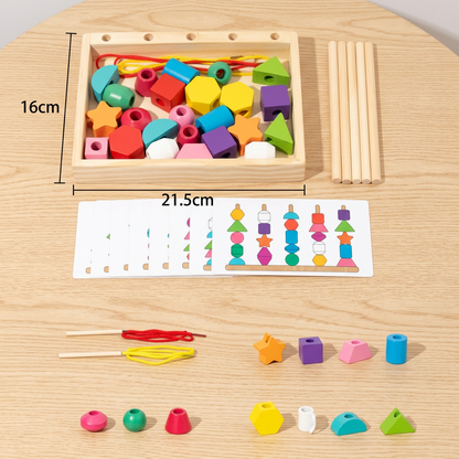 Montessori Shapes and Colors Game