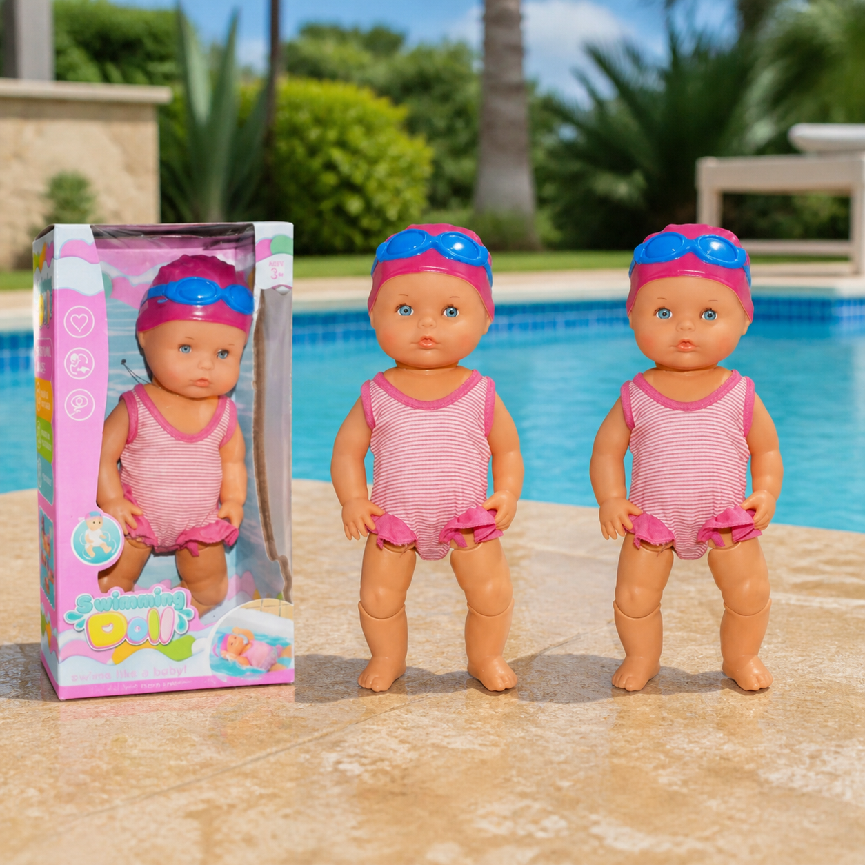 Floating Baby Doll for Water Play