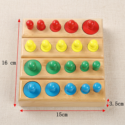 Montessori Wooden Cylinder Puzzle