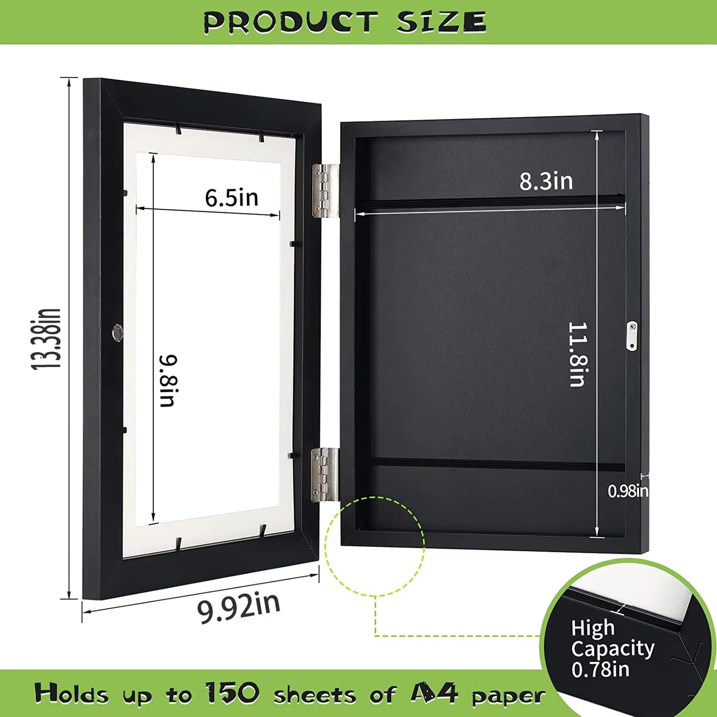 Kids Picture Frame for 150 Drawings