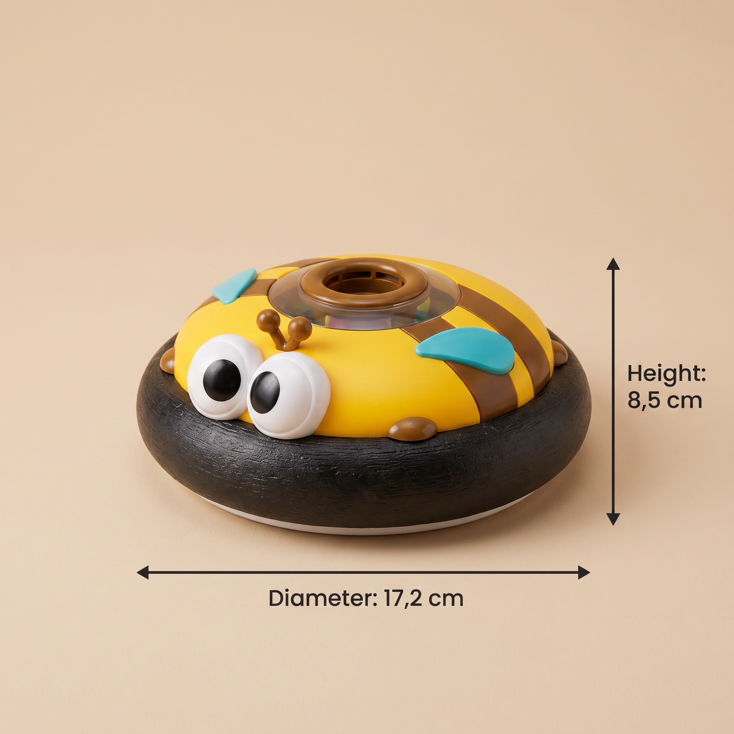 Cute Floating Air Soccer Ball with Soft Foam Bumper