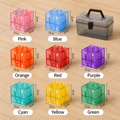 Montessori Cube Building Block Set for Kids