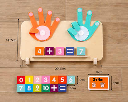 Wooden Finger Counting Board