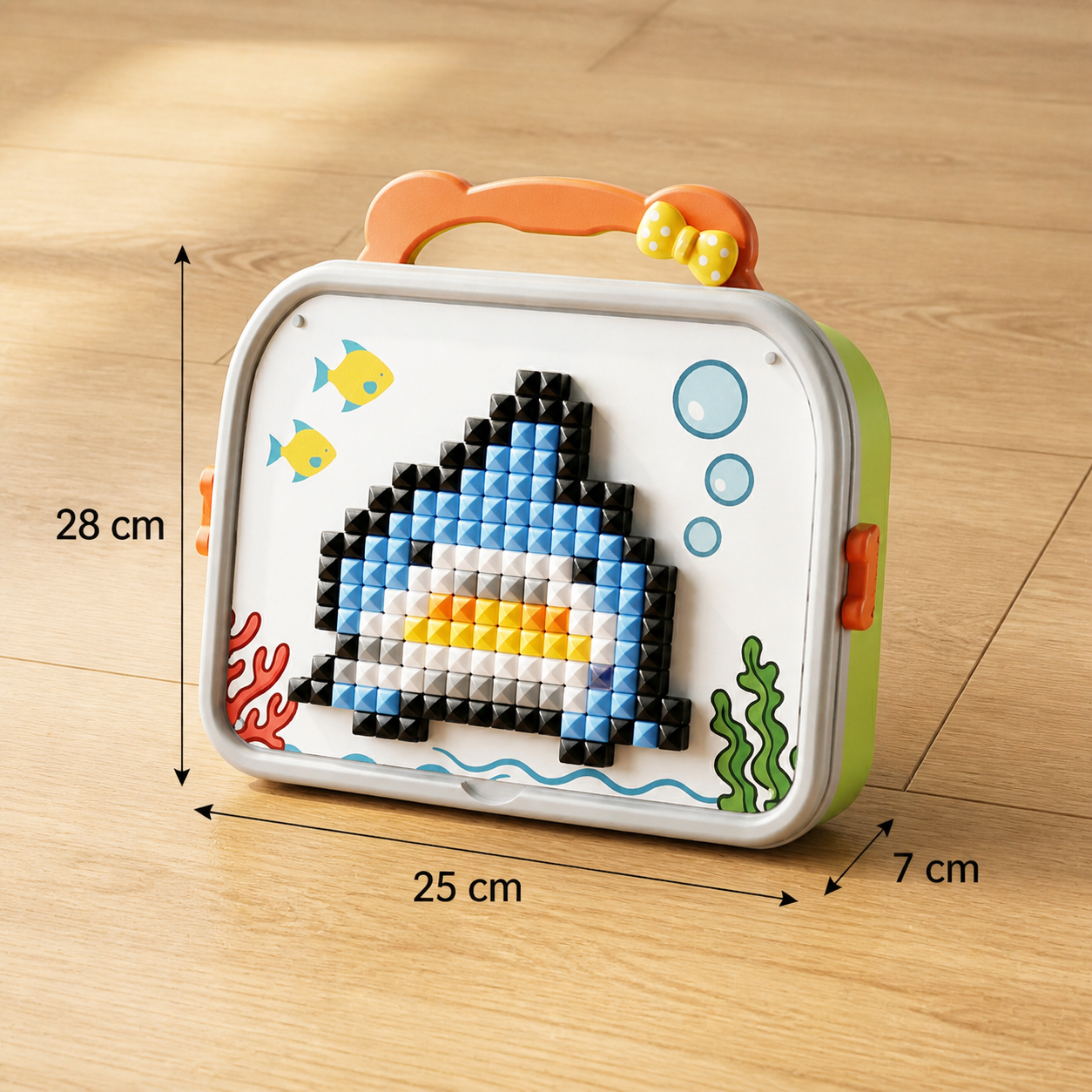 Kids Montessori Mushroom Pegboard Mosaic Puzzle Set