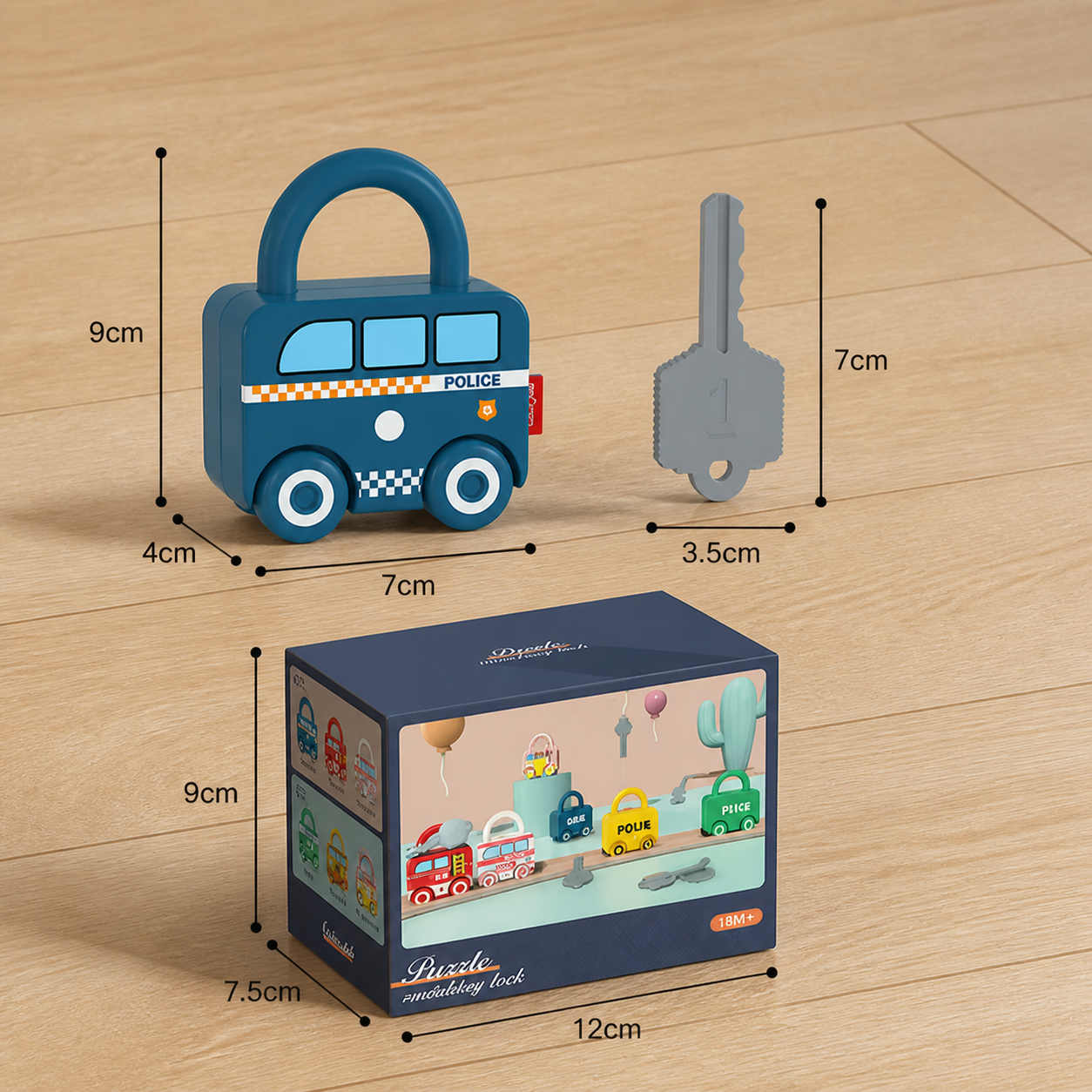 InteractiveLocks - Montessori Learning Toy with Interactive Locks