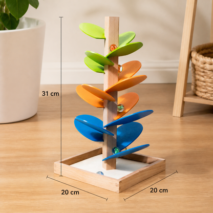 Montessori Rainbow Marble Tower