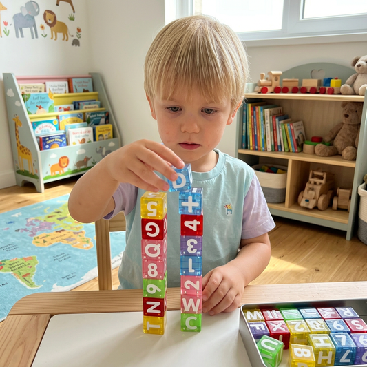40-Piece Magnetic Letters & Numbers Learning Set – Montessori STEM Toy for Kids