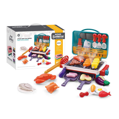 My first BBQ grill – children's kitchen with smoke effect and colour-changing food