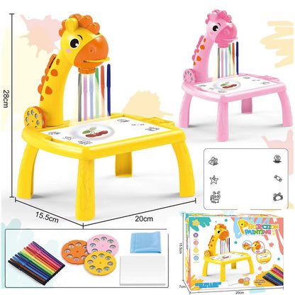 Creative Drawing Desk with Projector