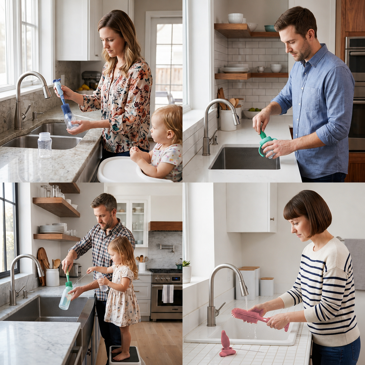 3-in-1 Baby Bottle Cleaner