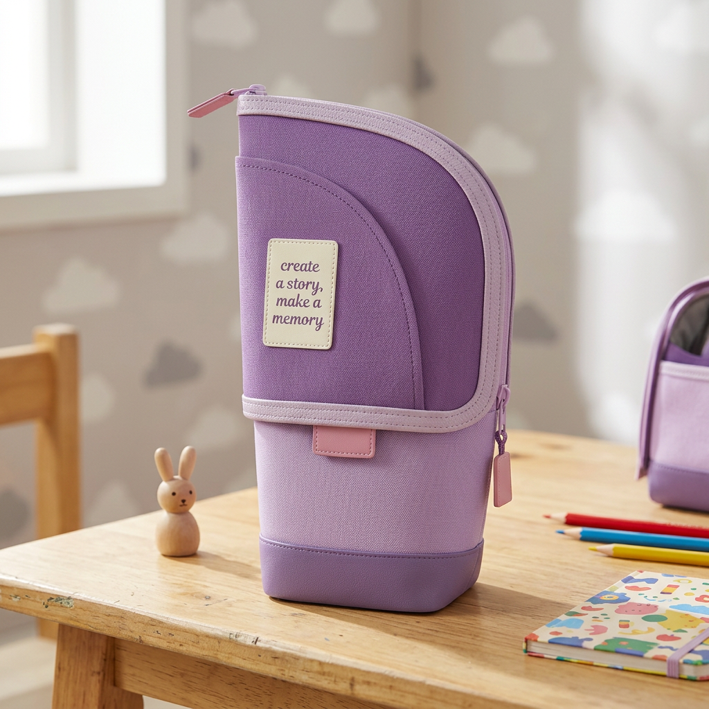 2-in-1 Pop-Up Pencil Case with Pen Holder – Space-Saving Desk Organizer