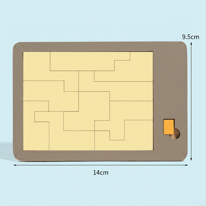 Wooden Tangram puzzle game