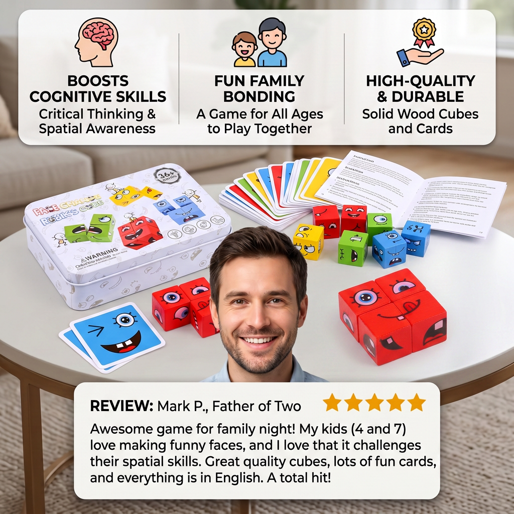 FaceCube - Family Game Set