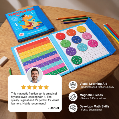 Montessori Kids Fraction Magnet Learning Toy