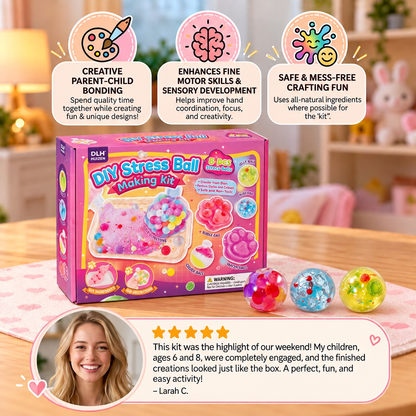 DIY Stress Ball Making Kit for Kids – Create Your Own Squishy Sensory Balls
