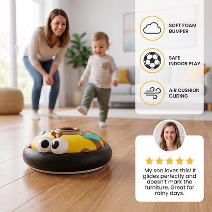Cute Floating Air Soccer Ball with Soft Foam Bumper