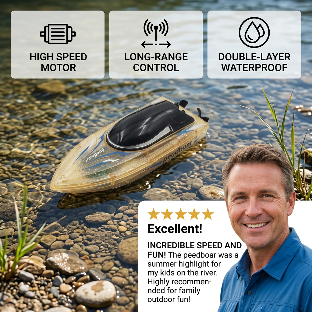 Electric Racing Boat for Fast Water Fun in Summer