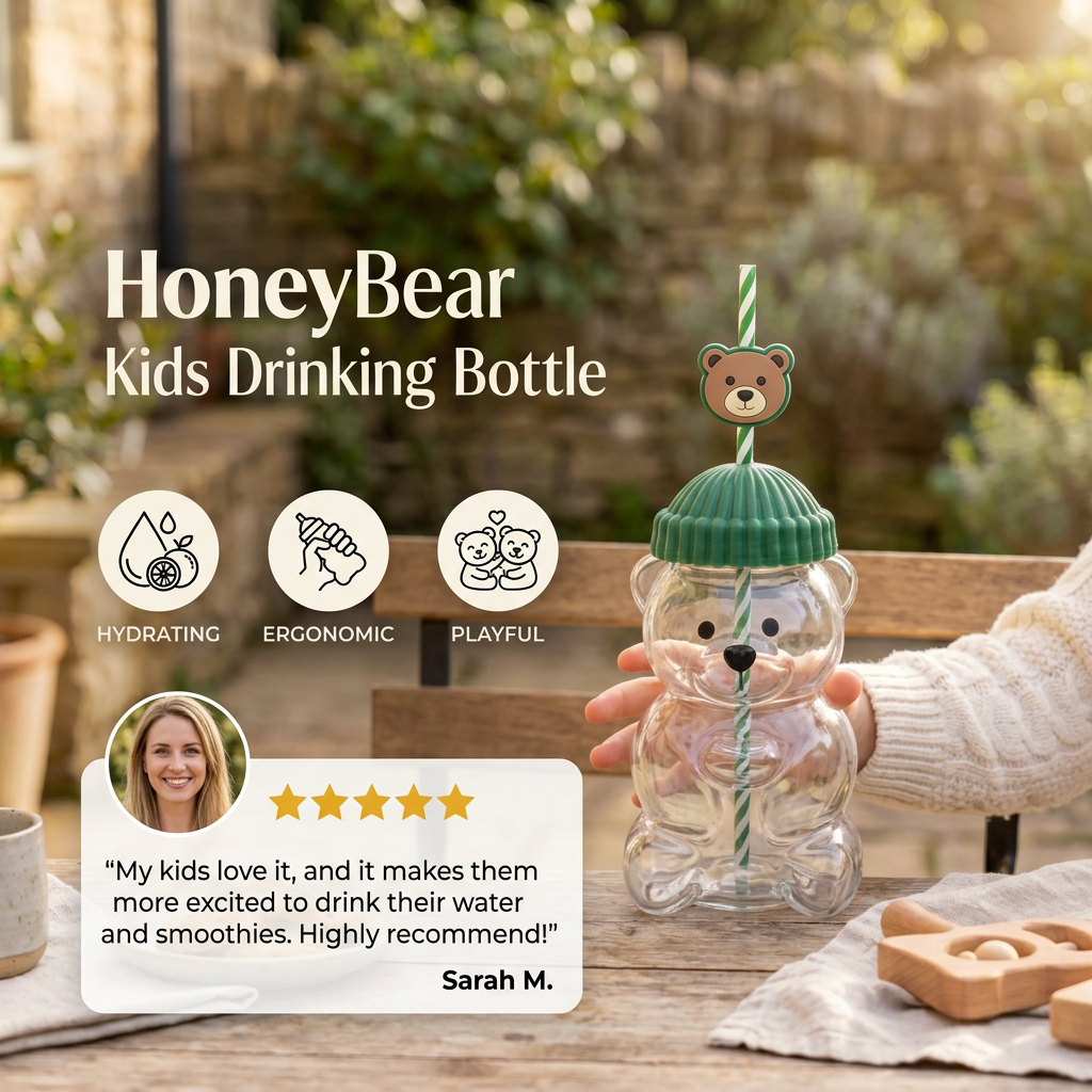 HoneyBear Kids Drinking Bottle