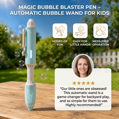 Magic Bubble Blaster Pen – Automatic Bubble Wand for Kids