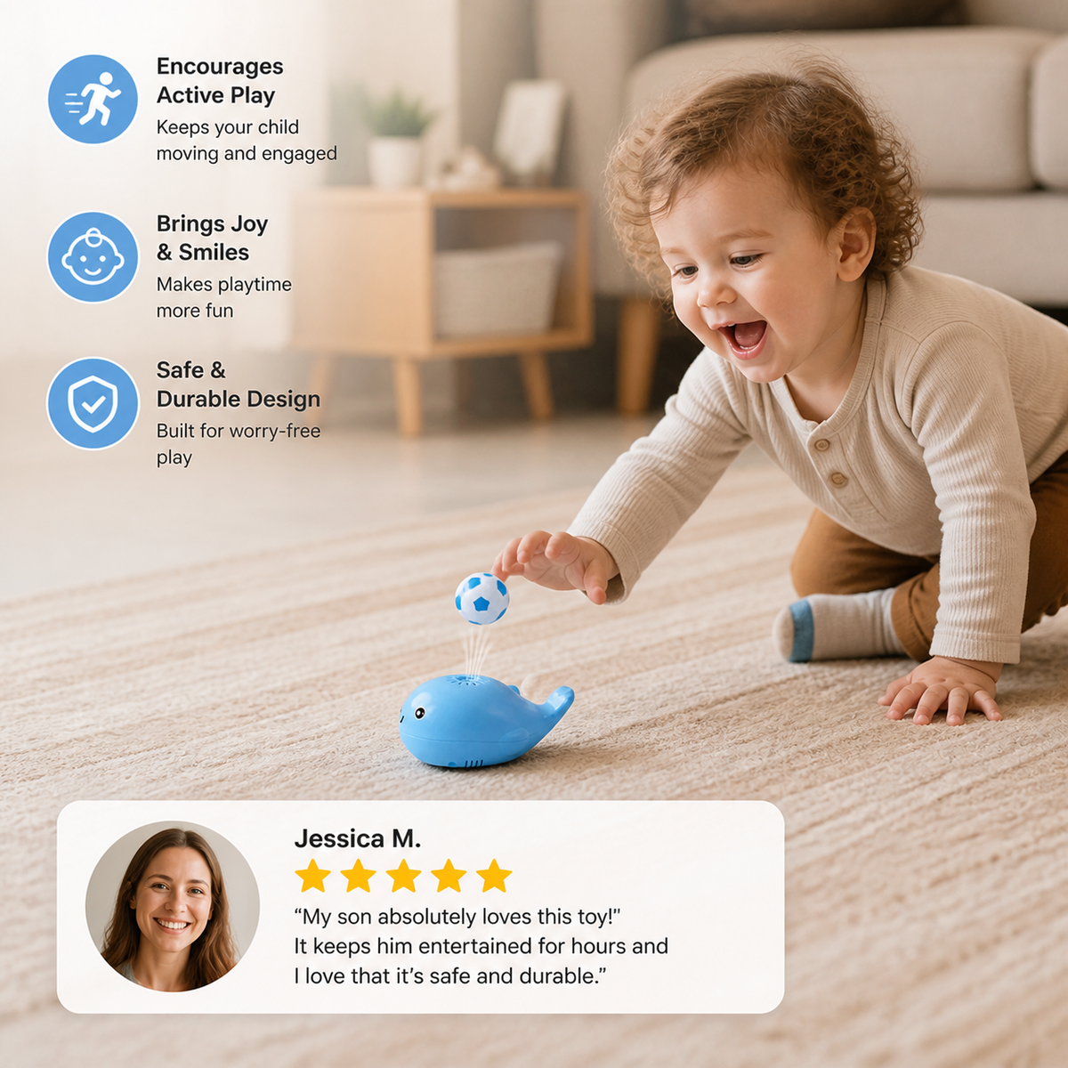 Whale Airball Toy
