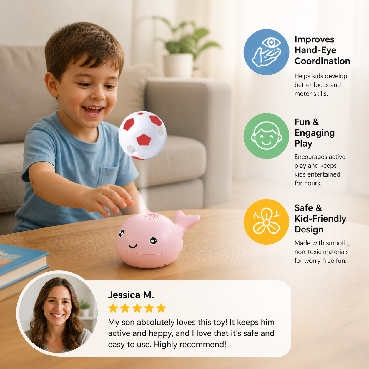 Whale Airball Toy
