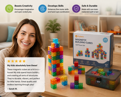 Montessori Cube Building Block Set for Kids