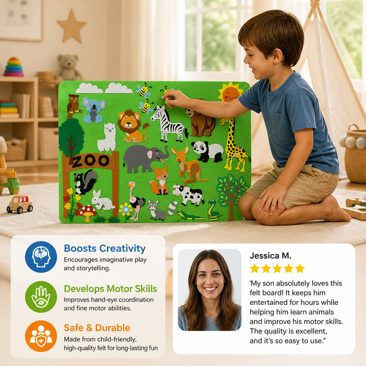 FeltFun - Interactive Fantasy Playground