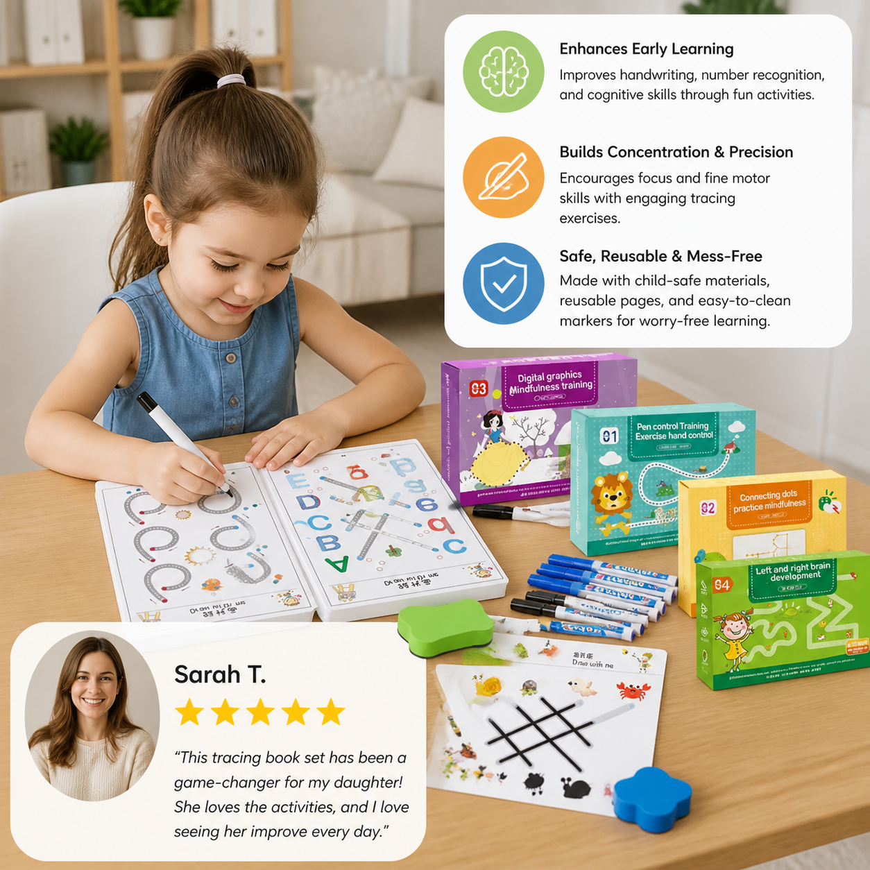 MagicLines - Magical Tracing Book Set