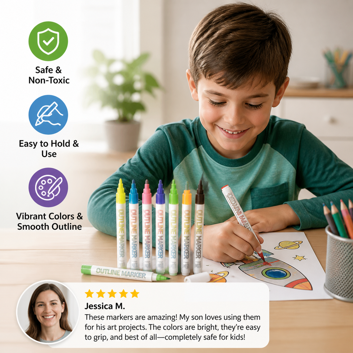 Magic Coloring Markers