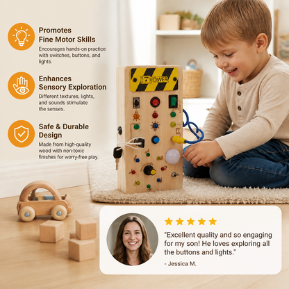 Montessori Wooden Activity Board
