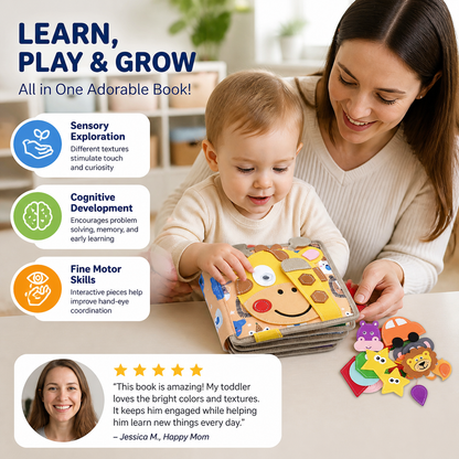 Montessori Sensory Giraffe Story Book