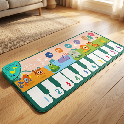 Musical piano play mat