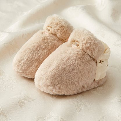 Fluffy sock shoes for babies