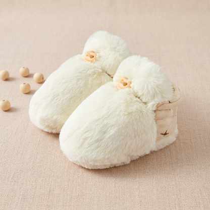 Fluffy sock shoes for babies