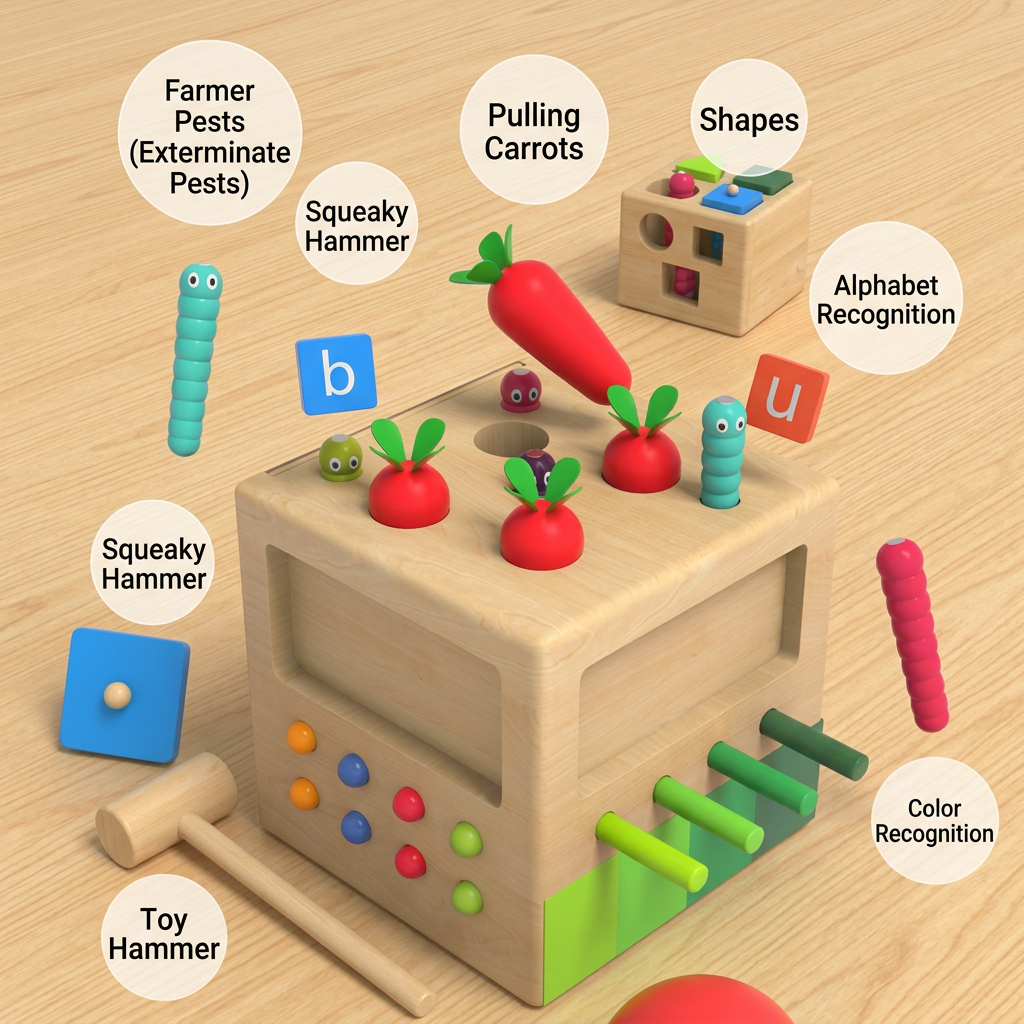 Montessori Learning and Development Wooden Toy