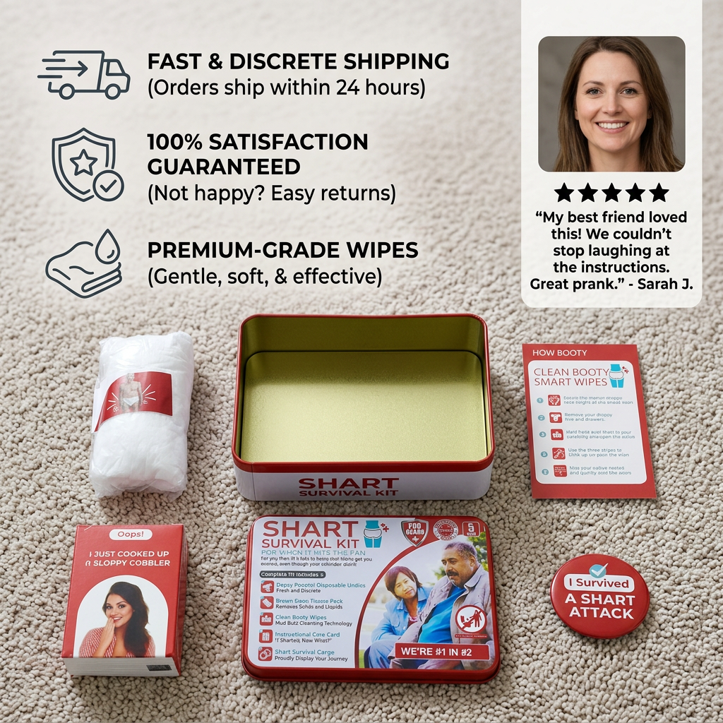 Funny Shart Survival Kit – Ultimate Poop Prank Gift Set