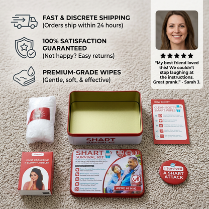 Funny Shart Survival Kit – Ultimate Poop Prank Gift Set