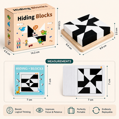 Dual Color Logic Puzzle Game in Pocket Size